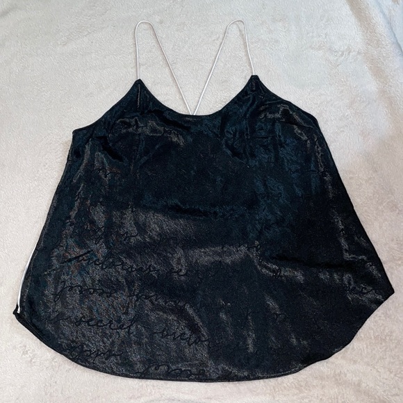 NWOT Victoria's Secret Black Sleepwear Tank Top Size Large - Picture 6 of 7